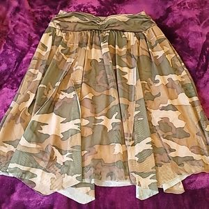 Vintage Camo print skirt